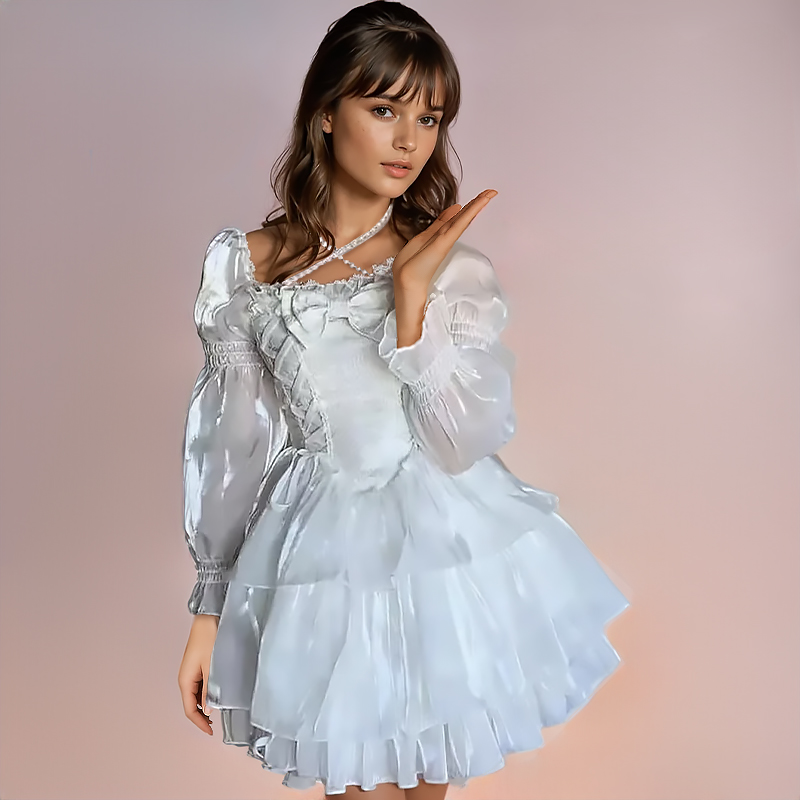 robe lolita, robe mignonne, robe japonaise, robe blanche